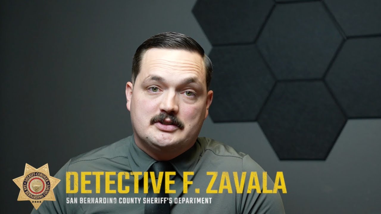 Detective F. Zavala Behind The Badge | San Bernardino County Sheriff's Department