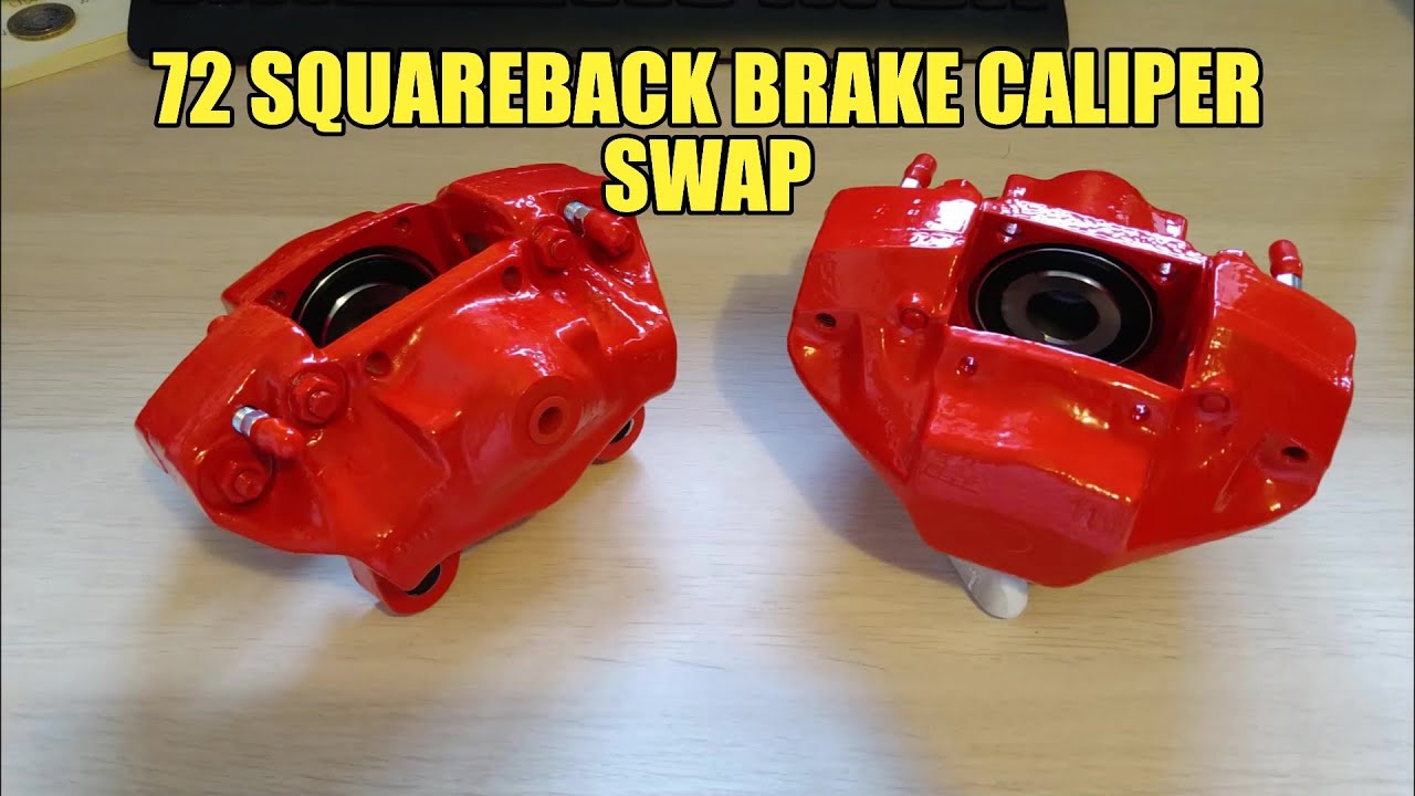 1972 VW Type 3 Squareback brake caliper swap
