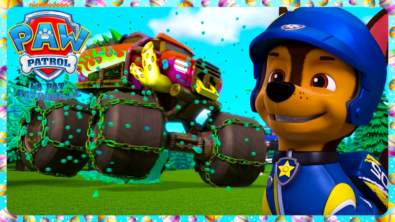 Oh non ! Le monster truck devient incontr&ocirc;lable! | La Pat' Patrouille | PAW Patrol