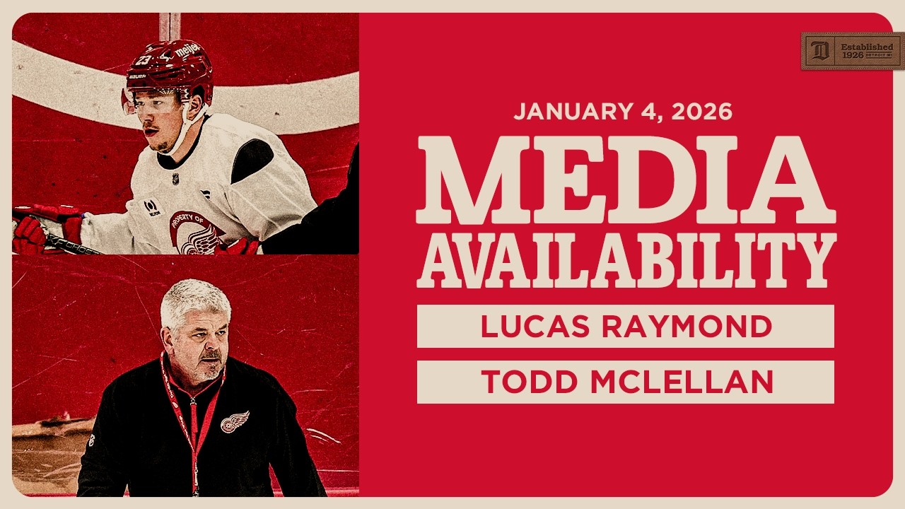 Lucas Raymond, Todd McLellan Practice Media | Jan. 4, 2026