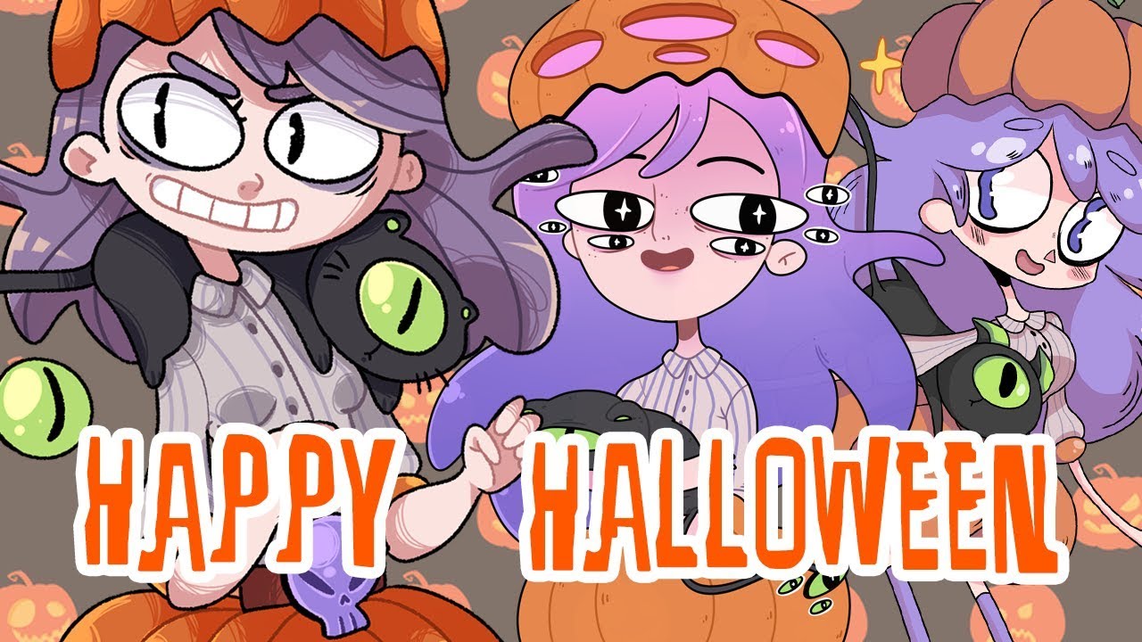6 art styles challenge (Happy  halloween)