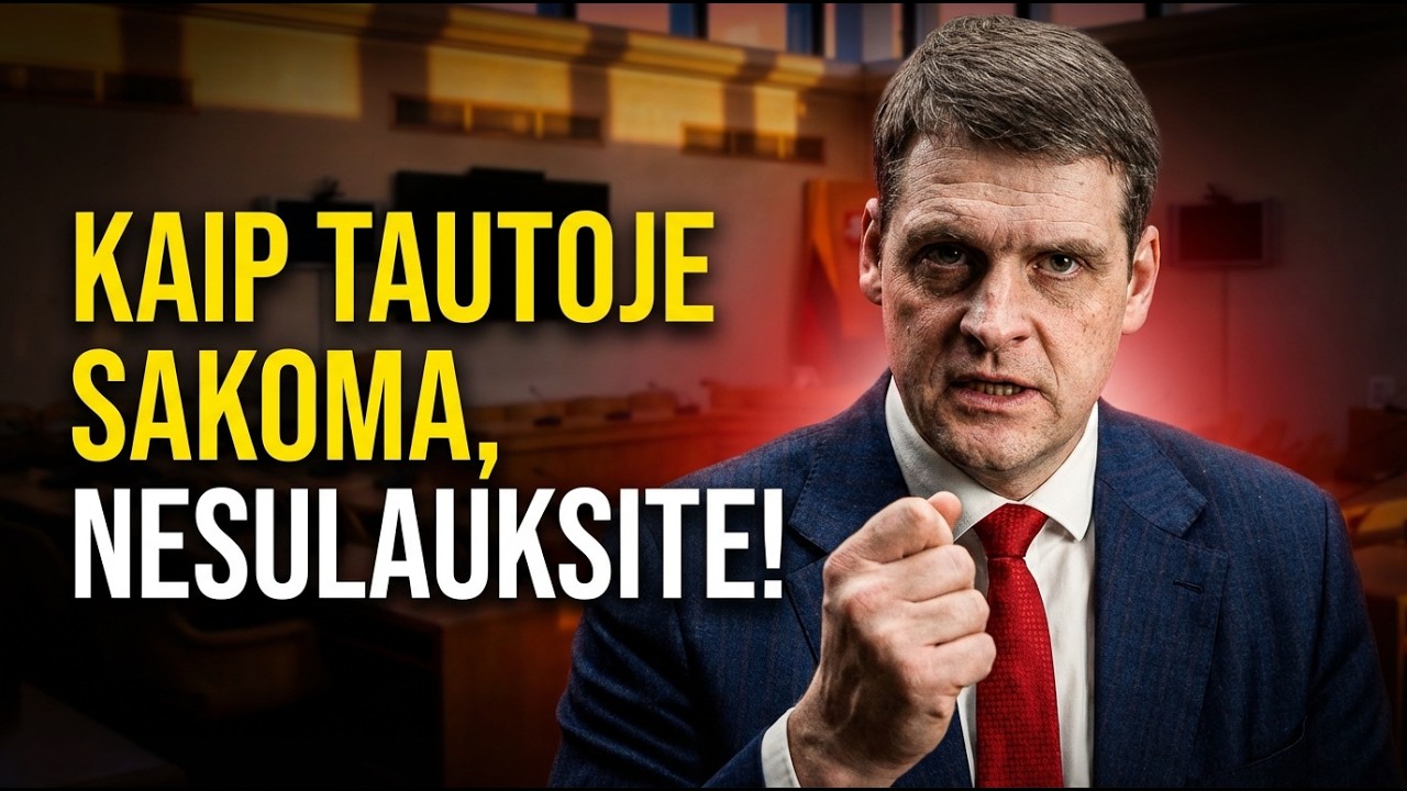 KAIP TAUTOJE SAKOMA, NESULAUKSITE