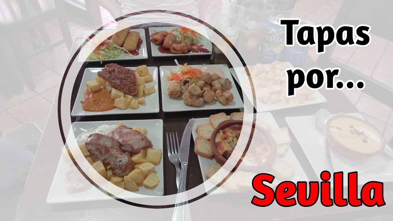 📌 De TAPAS por SEVILLA (4K): Mejores lugares donde comer BUENO y BARATO | España