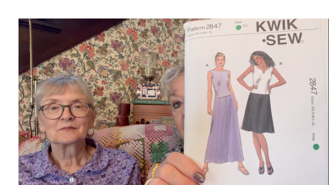 Топ Thrifty Brown с использованием Kwik Sew 2847, эпизоды 38-25
