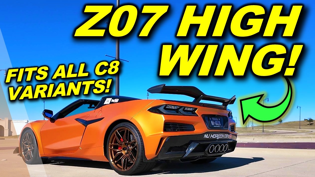 What a difference! Installing Z07 Wing on my Z06 C8 Corvette