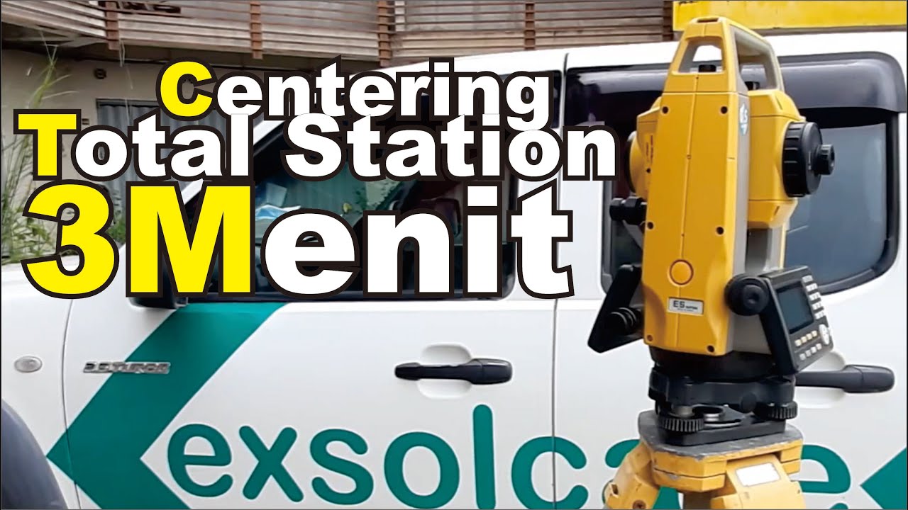 Cara centering total Station, tips dan trik #centeringts #tutorialtotalstation #centeringoptis