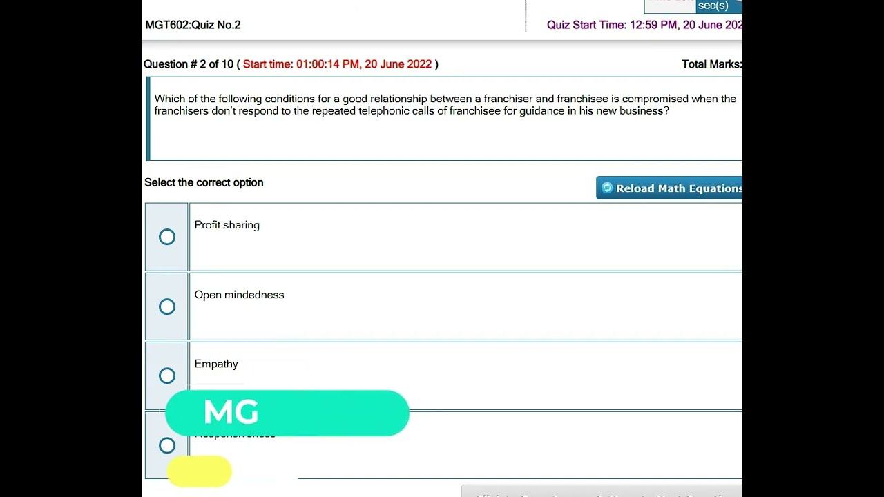 MGT 602 Quiz No 2