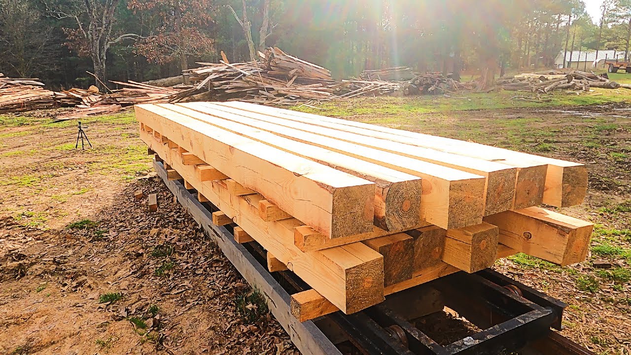 Kiln Drying Southern Yellow Pine Beams