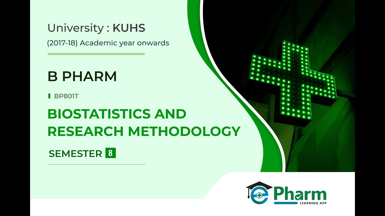 B.PHARM || SEMESTER 8 || BP801T BIOSTATISTICS & RESEARCH METHODOLOGY || MODULE 1 ||REASEARCH ETHICS