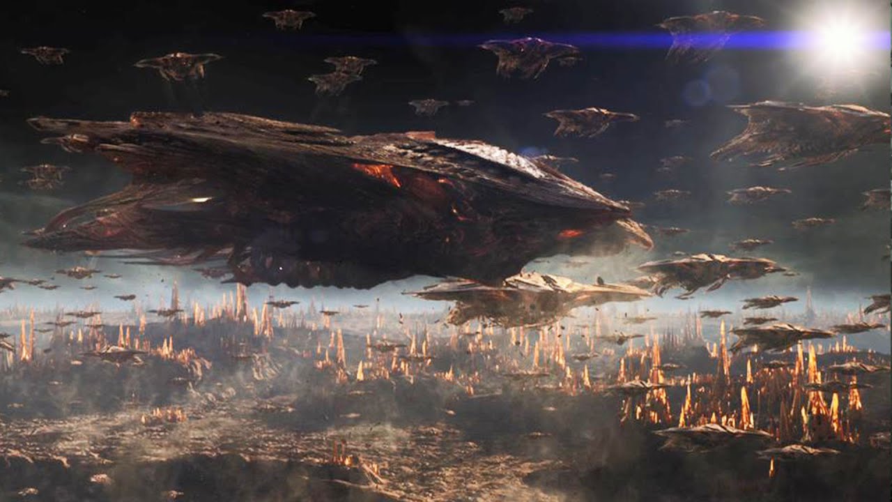 人类斥资700亿造超级炮舰，仅一炮烧光虫族母星，屠灭亿万虫子！