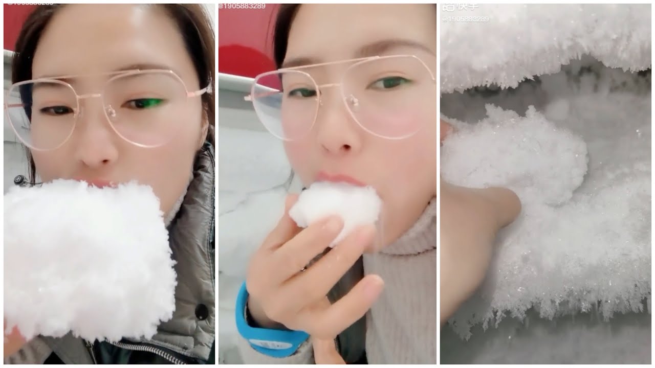 EP.4 RED FREEZER FROST and EATING ICE | FREEZER FROST.asmr iceeating #freezerfrost #iceeating