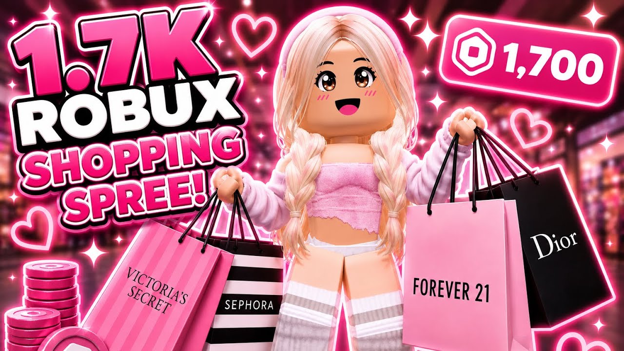 1.7k robux shopping spree 