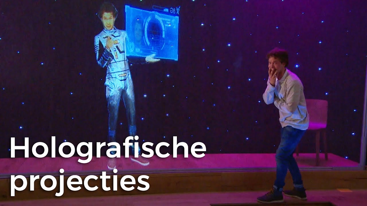 Hoe maak je holografische projecties? | Het Klokhuis