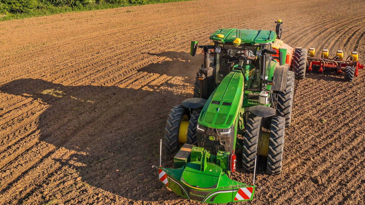 🌽 Sejba kukurice 2025 | John Deere 8R 410 | Väderstad Tempo L