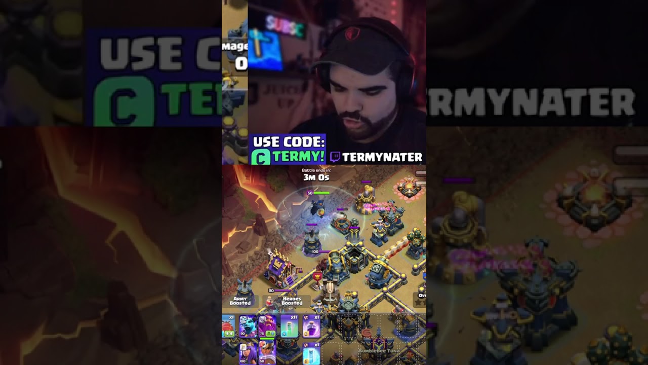 The WORST Way To Attack Against the Hook Tower💀💀 (Clash Of Clans)