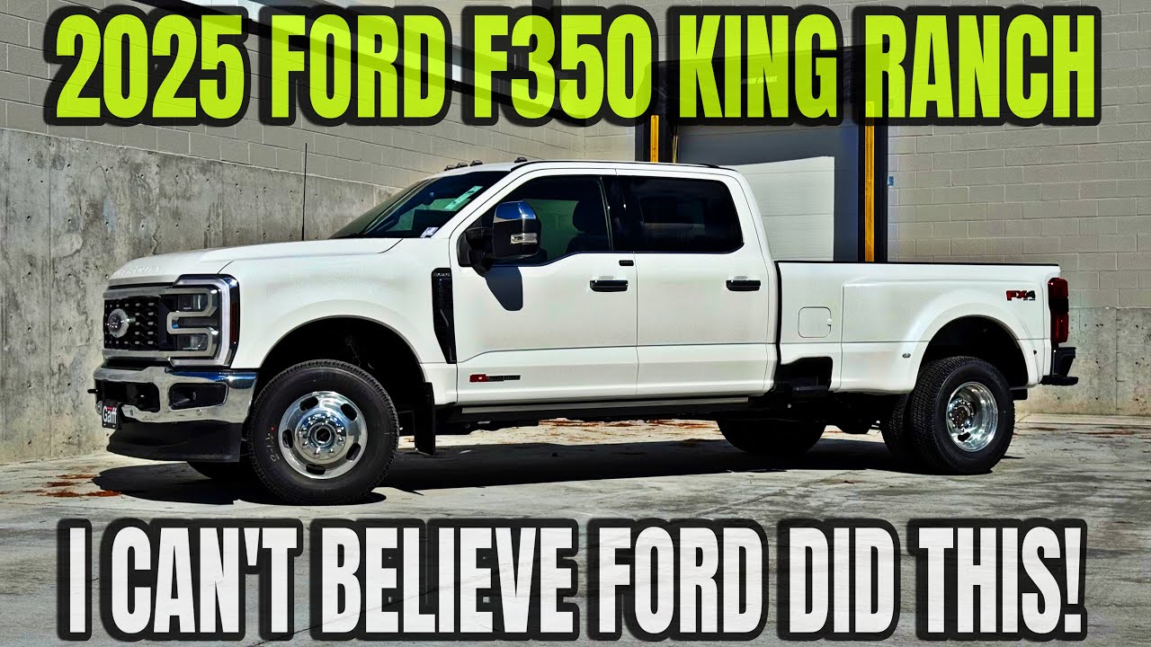 2025 Ford F350 King Ranch DRW: I'm Shocked Ford Did This To Their Loyal Buyers!!!