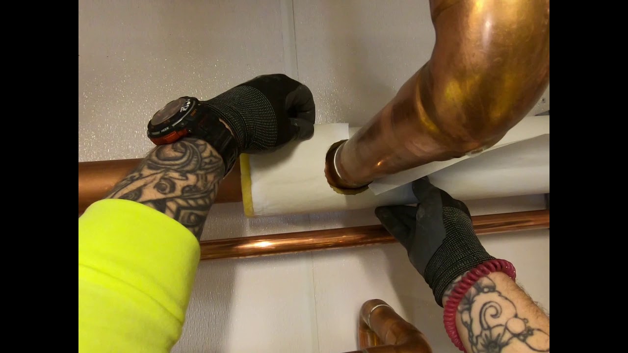 WrappnAlaskan mechanical insulation GoPro on the job