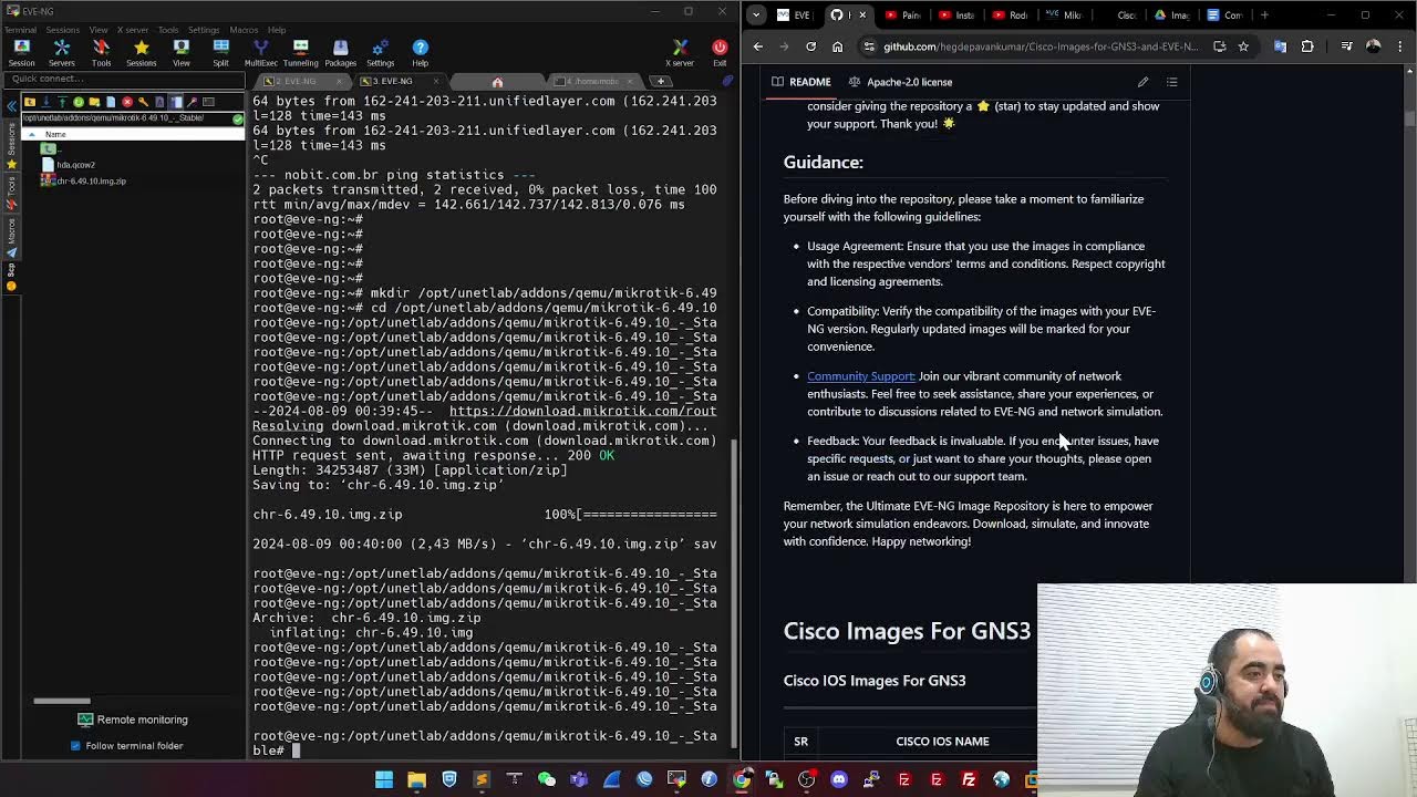 LIVE -  Instalação EVE NG do ZERO
