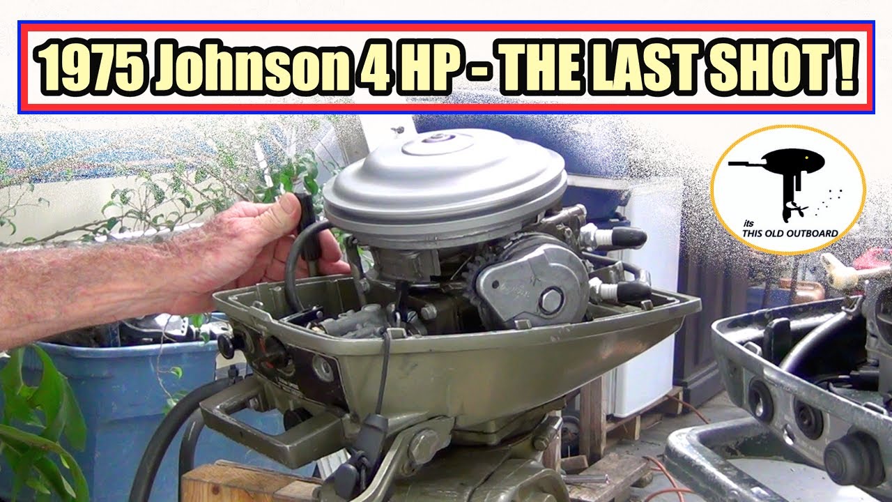 1975 Johnson 4 Hp - The Problem was Right Under My Nose! #outboardrepair #outboardrepairvideos