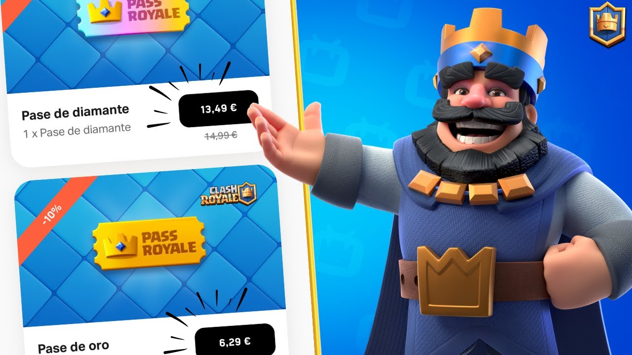 C&oacute;mo Comprar el Pass Royale M&Aacute;S BARATO de Clash Royale 🤑