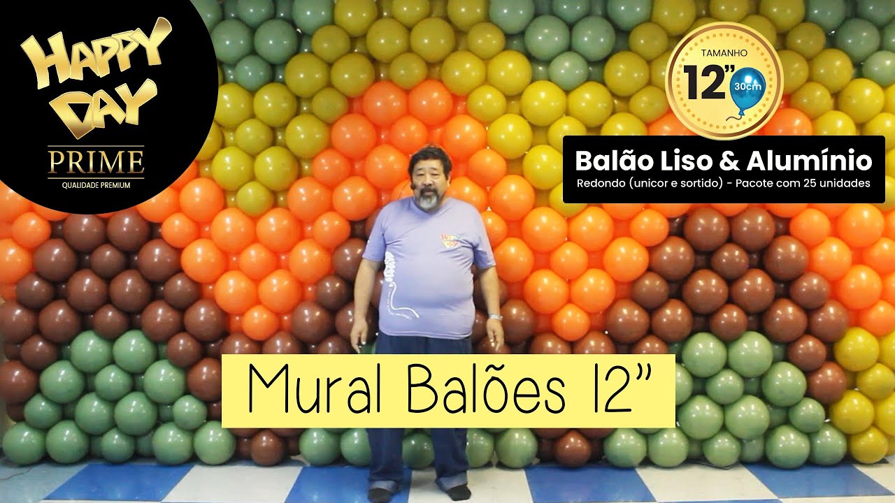 Mural de Balões -  BALÕES LINHA PRIME HAPPY DAY