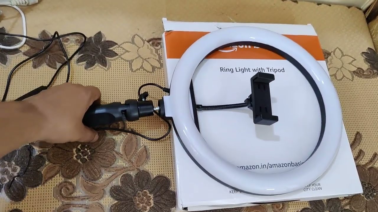 Best budget Ring light 12 inch Amazon Basic for Vlogging youtube video