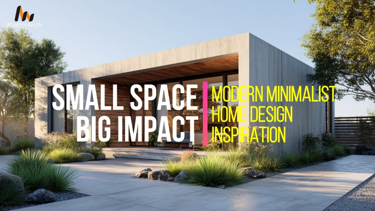 Small Space Big Impact  Modern Minimalist Home Design Inspiration
