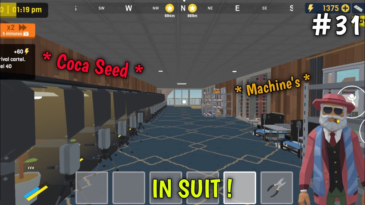 I mad a coca Seed production factory in suit | substance syndicate tycoon v | #31