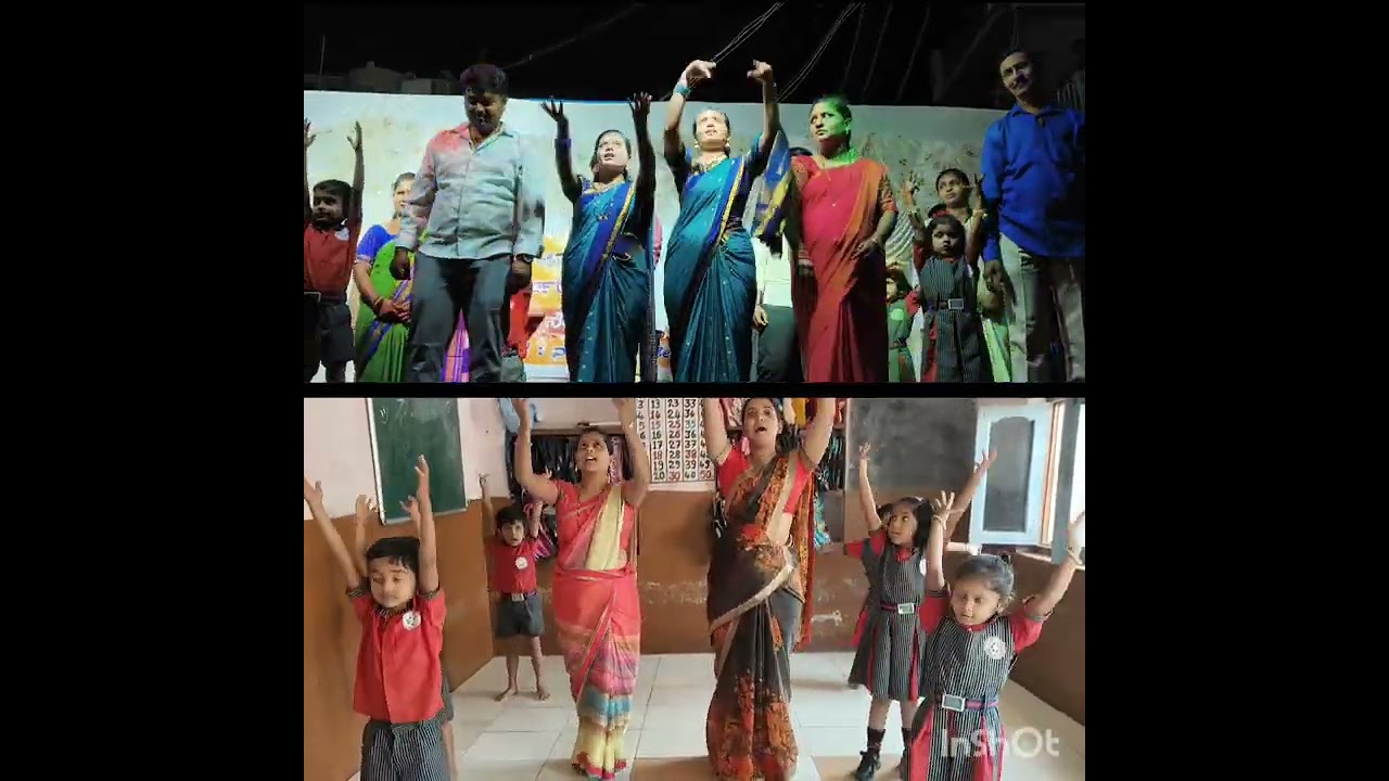 ತಂದೆ ತಾಯಿ ಇಬ್ಬರೂ ಕಣ್ಣಿಗೆ ಕಾಣುವ ದೇವರು . ಮಕ್ಕಳೂಂದಿಗೆ ವೇದಿಕೆ ಮೇಲೆ.🥰🎉😊💕