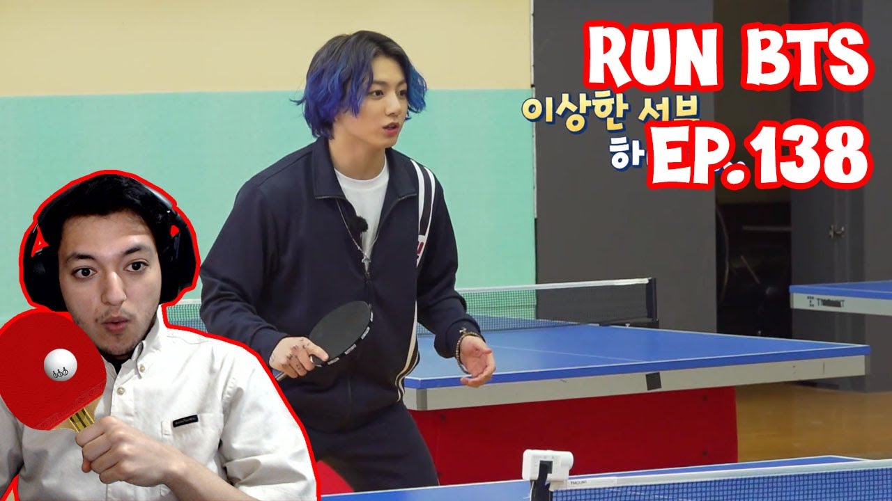 Table Tennis match of the DECADE! Jungkook vs V - Run BTS! Ep 138 Reaction