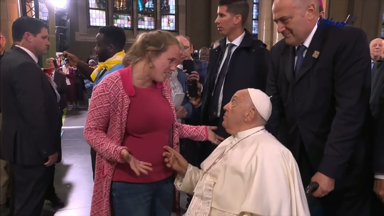 Warm onthaal voor paus Franciscus in basiliek Koekelberg