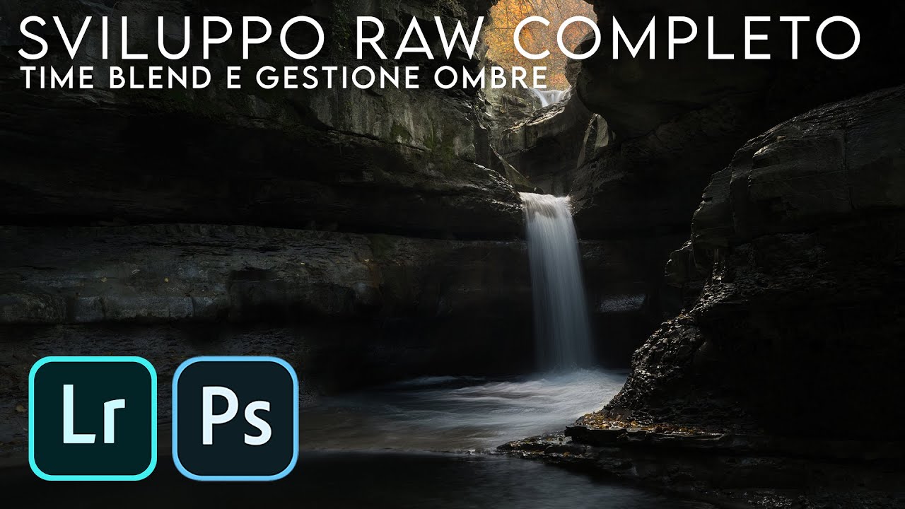 SVILUPPO RAW COMPLETO! Tecnica Time Blend e gestione delle OMBRE | Maschere di luminanza Photoshop