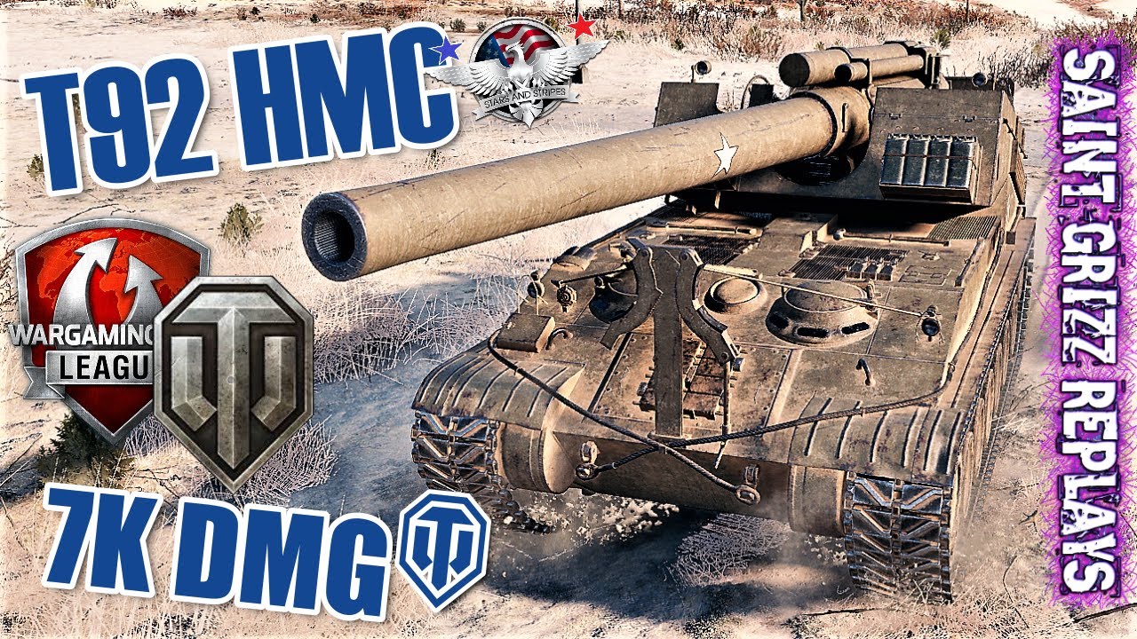 WoT T92 HMC Gameplay &diams; 7k Dmg 5 Frags &diams; SPG Arty Review