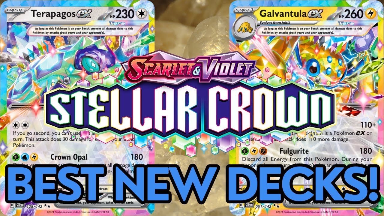Top 5 Best NEW Stellar Crown Decks (w/ PTCGL Lists!)