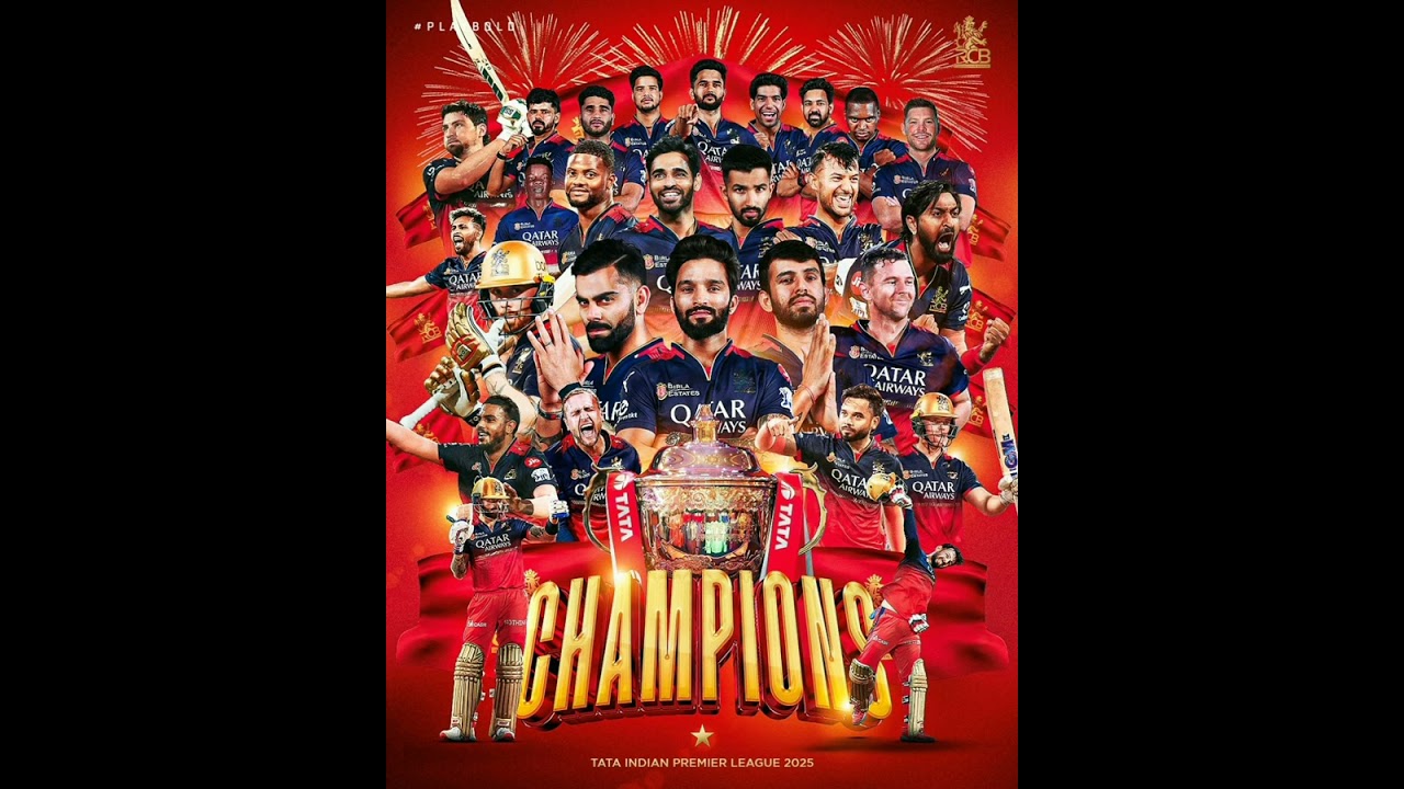TRIBUTE TO RCB TEAM | rcb victory song | #rcb #cricketlegend #rcbfans  #viratkohli #trending