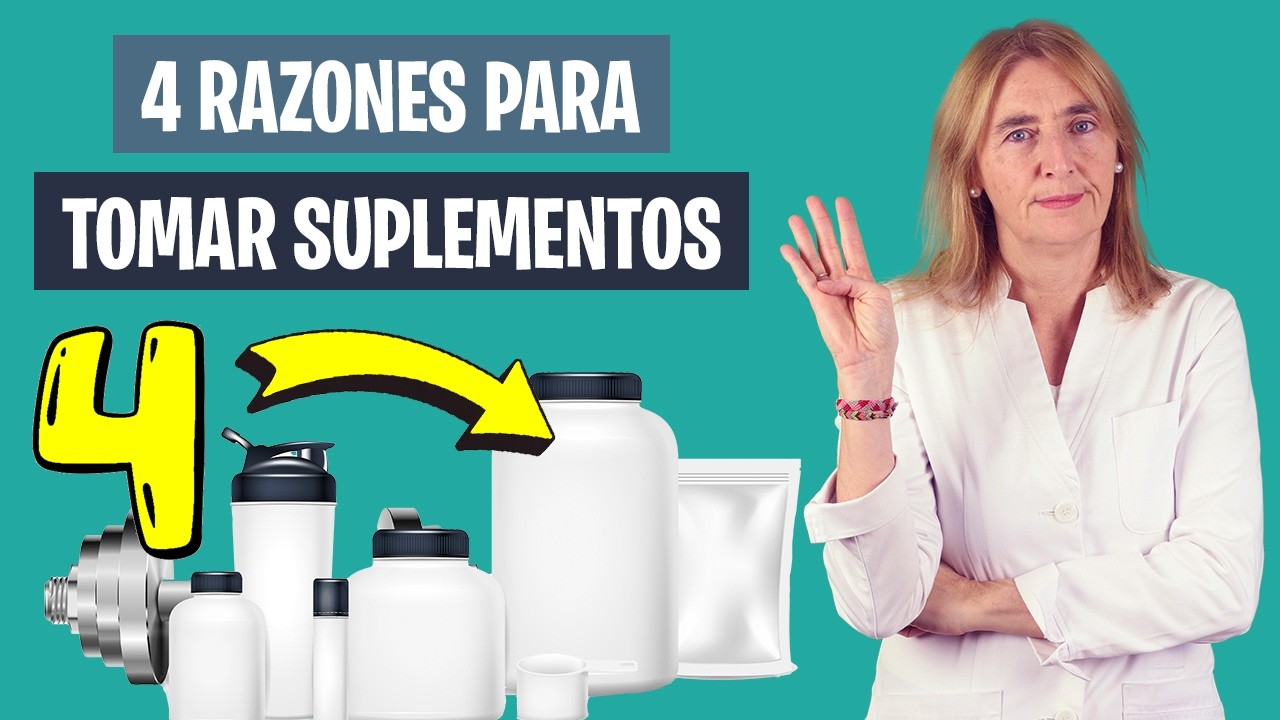 4 RAZONES para CONSUMIR SUPLEMENTOS | Cuándo debes usar suplementos deportivos | Nutrición deportiva