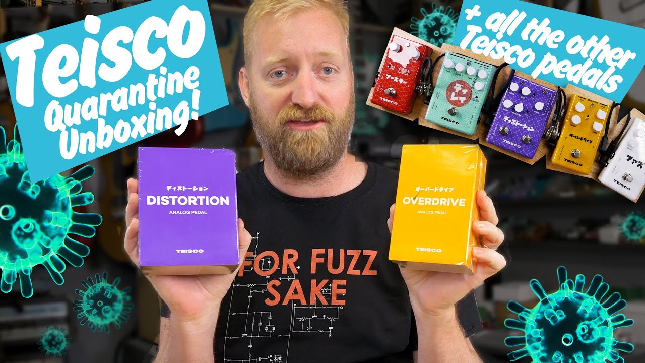 Teisco DISTORTION & OVERDRIVE - quarantine unboxing + All the other Teisco pedals at the end