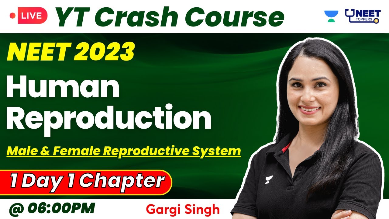 Human Reproduction | Male & Female Reproductive System | YT Crash Course NEET 2023 | Gargi Singh
