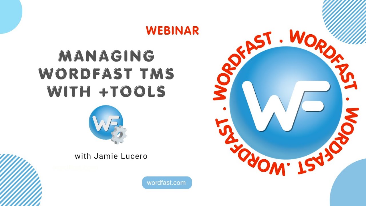 Managing Wordfast TMs with +Tools