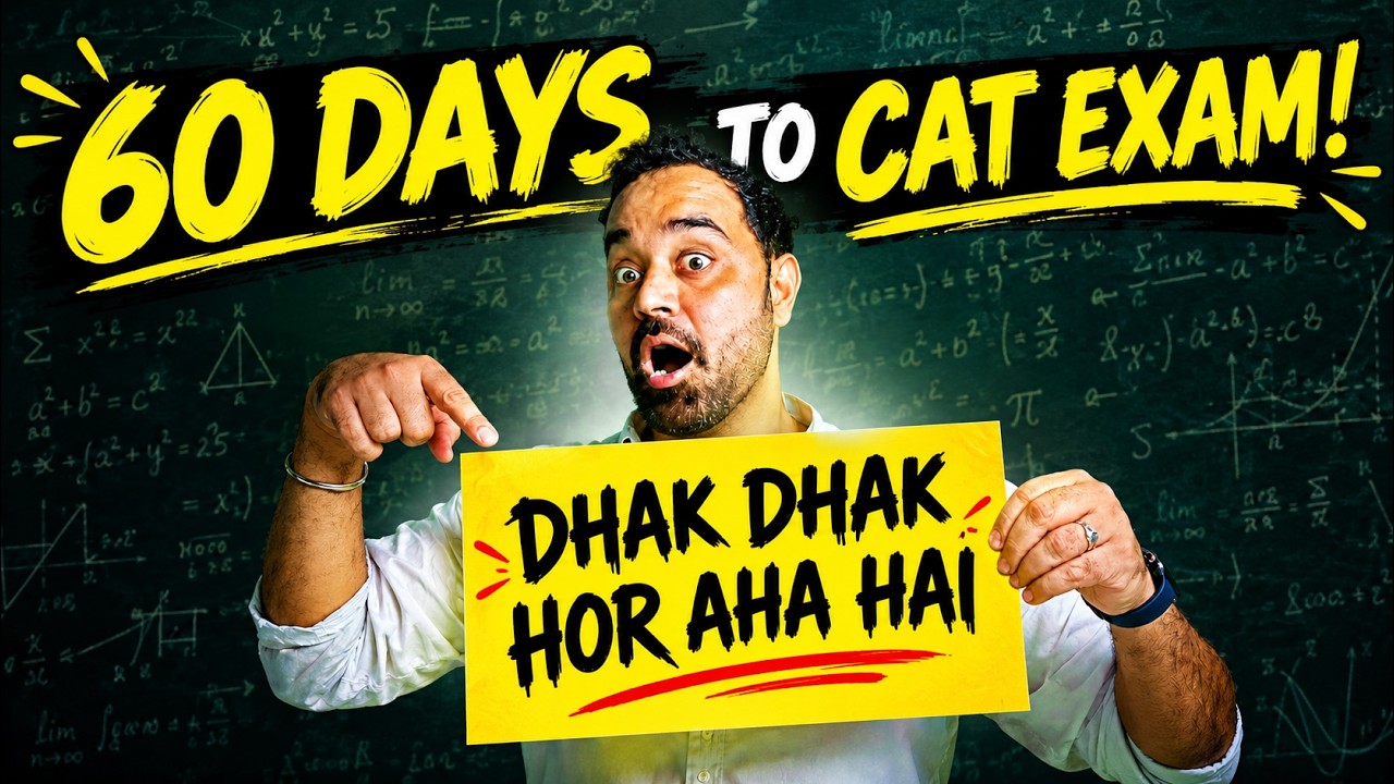 60 Days to CAT 2026 | Daily schedule | 2 months to CAT exam
