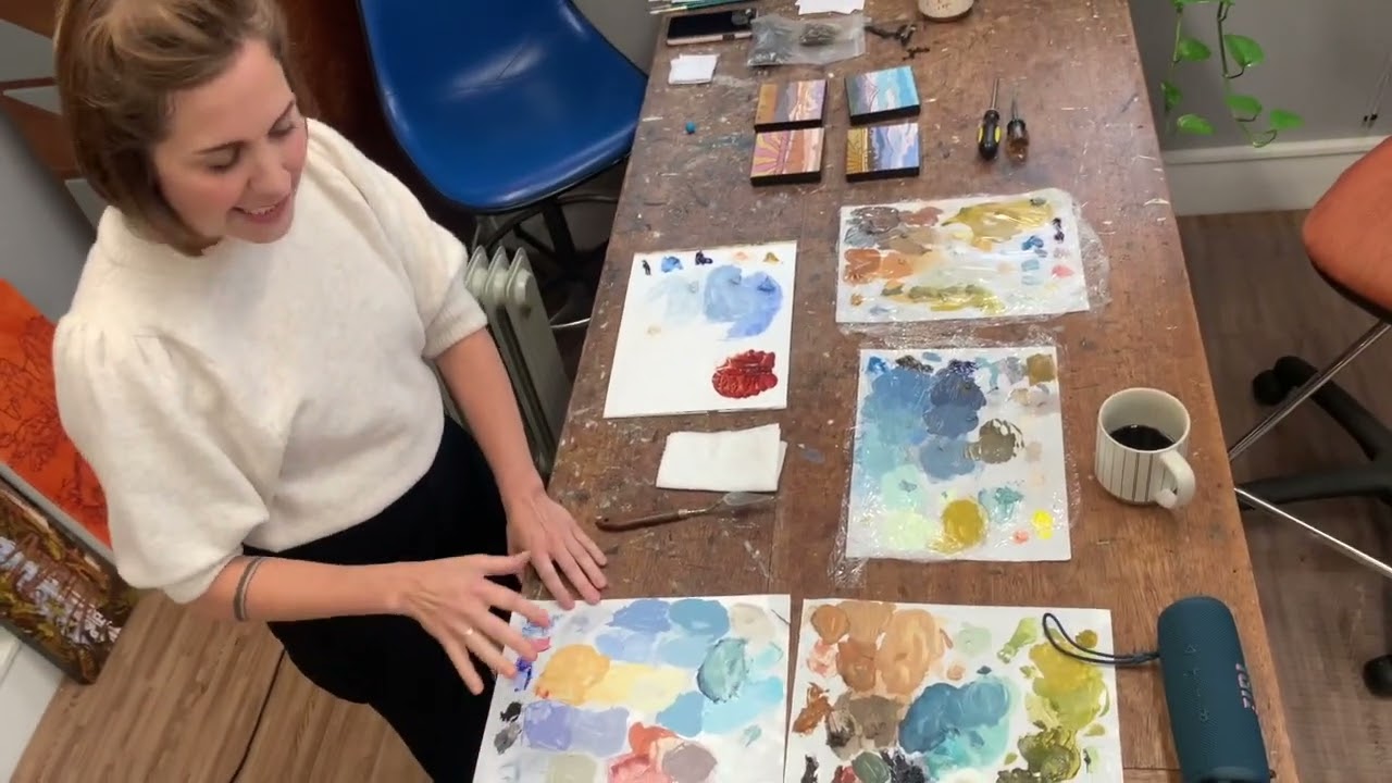 IN THE STUDIO WITH Renee Hartig, Painter
