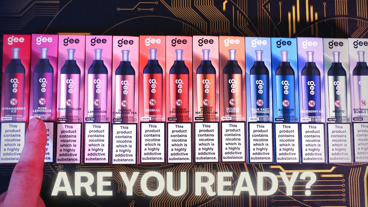 I Tried EVERY Flavour... Except One... - Gee Dispo Range Review