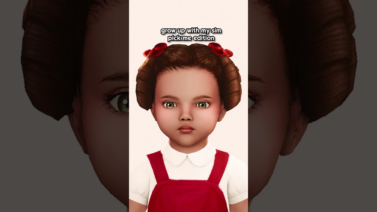grow up with my sim PICK ME edition 🫣| the sims 4 #sims #thesims4 #sims4 #shorts