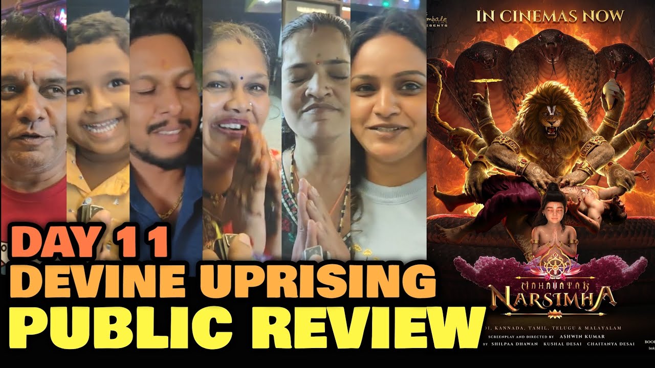 Mahavatar Narsimha Day 11 PUBLIC REVIEW | Devine Uprising | Second Monday | Strong Momentum 