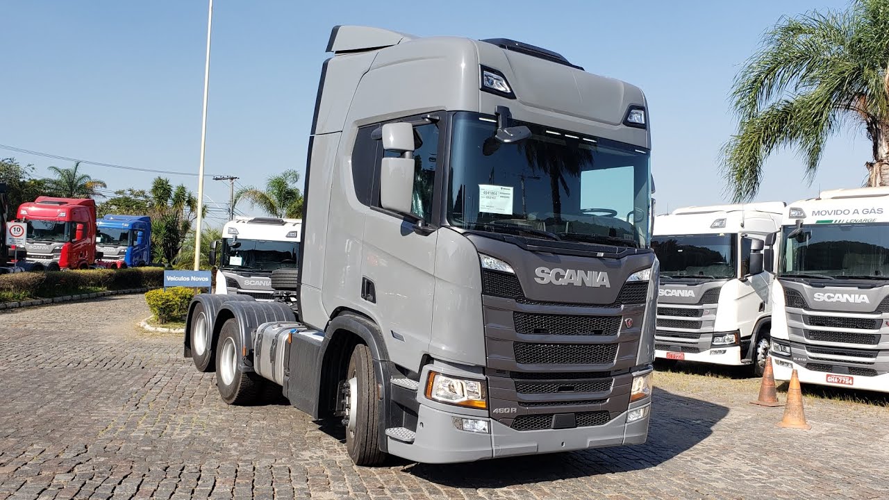 ELE É O PRIMEIRO SCANIA 460R SUPER COM A NOVA COR CINZA NARDO!!!