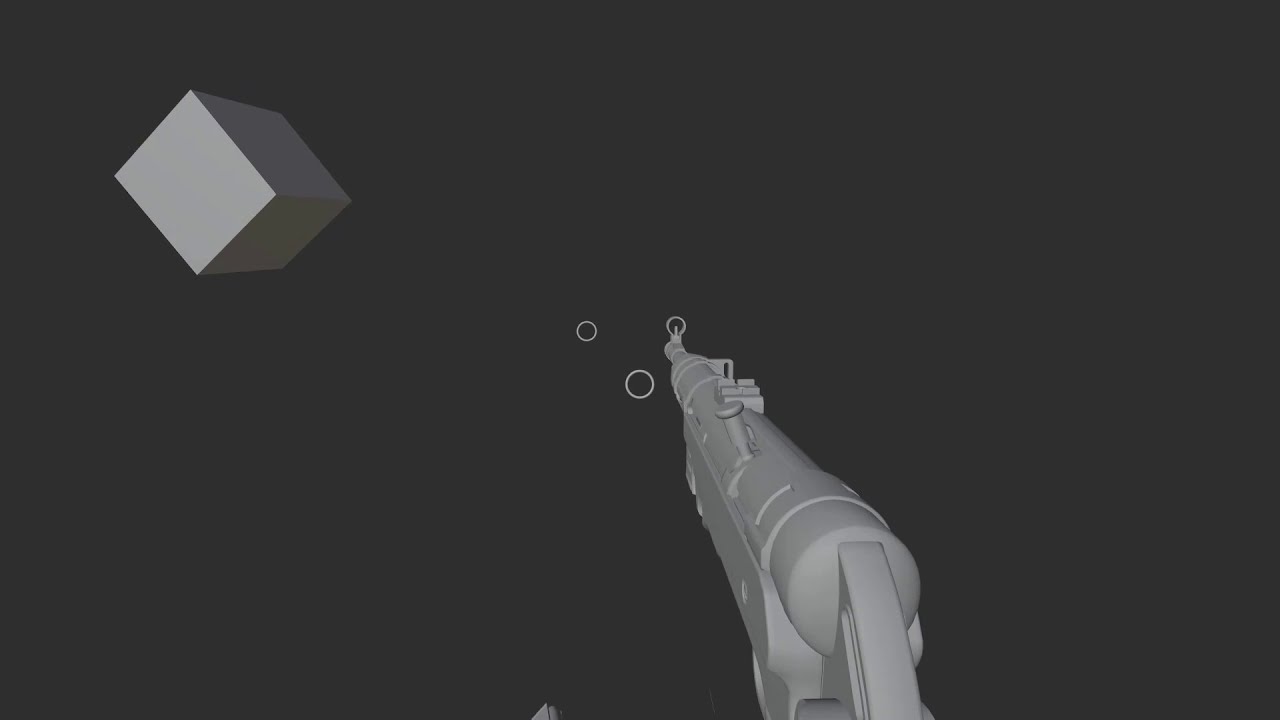 Blender | German MP40 Animations