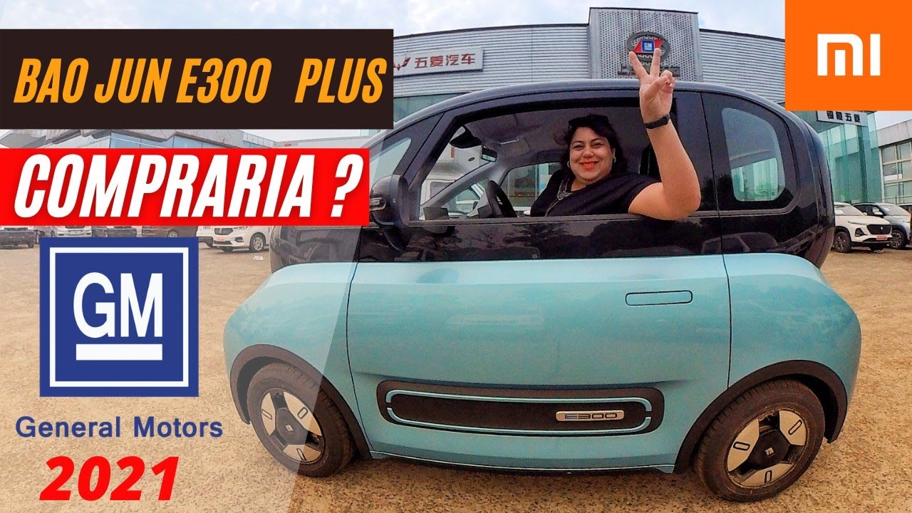 Bao Jun E300 um Mini EV da SAIC GM com tecnologia da Xiaomi. R$70,000