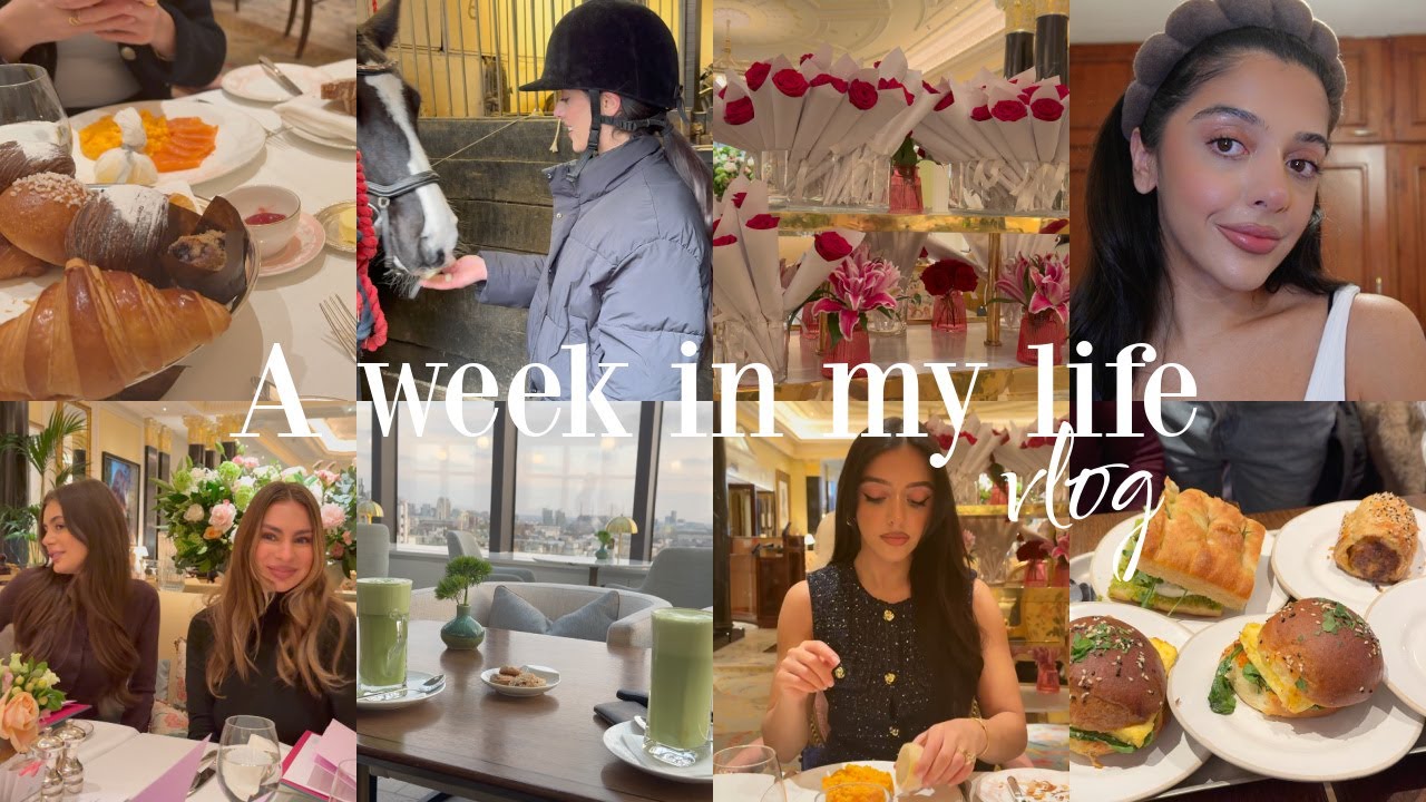 weekly vlog of a surgeon in her 20's ♡make-up routine, hyde park horse-riding, The Dorchester brunch
