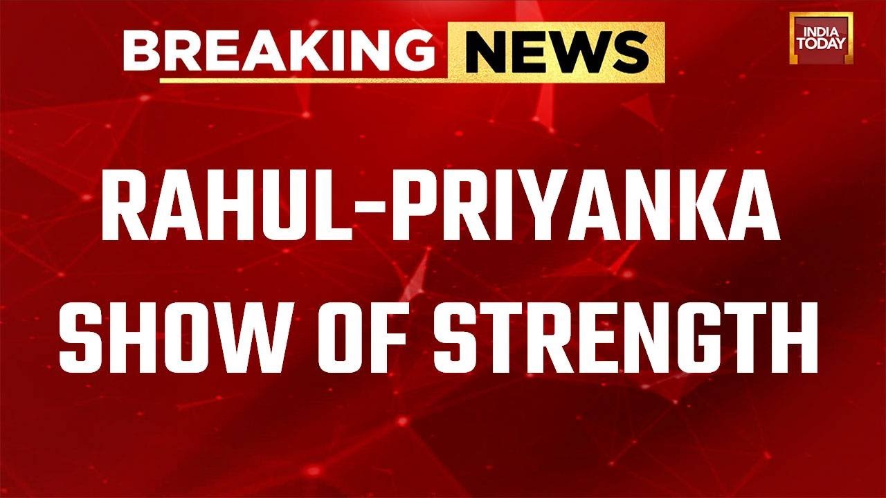 Live: Rahul Gandhi Leads Congress Yatra In Wayanad | Rahul Gandhi Roadshow | Priyanka Gandhi
