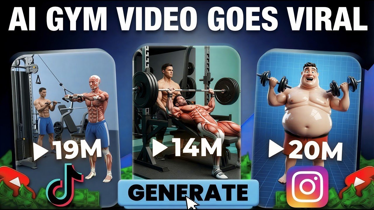 Fitness Expert Reveals FREE AI Workout Videos That Go VIRAL on Shorts & Reels